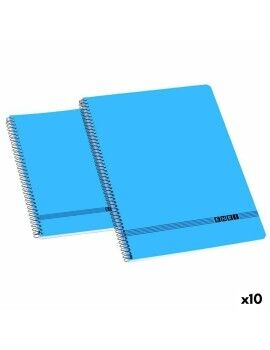 Caderno ENRI A4 Azul (10 Unidades)