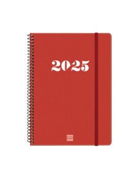 Agenda Finocam MY E10 Rojo A5 15,5 x 21,2 cm 2025