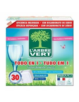 Pastilhas para Máquina de Lavar Louça L'Arbre Vert 3450601030772 (30 uds)