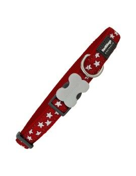 Coleira para Cães Red Dingo Liso Estrela Estrelas (1,5 x 24-36 cm)