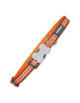 Collar para Perro Red Dingo Hueso Reflectante Naranja (2 x 31-47 cm)