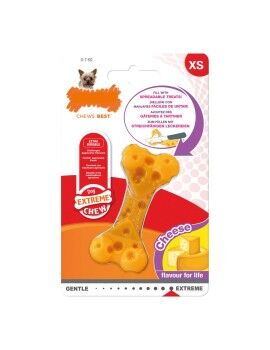 Mordedor de perro Nylabone Dura Chew Queso Nylon Talla XS