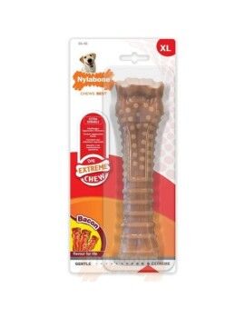 Mordedor de perro Nylabone Dura Chew Bacon Talla XL Nylon