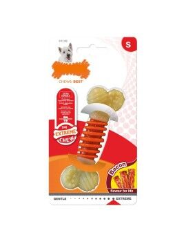 Mordedor para cão Nylabone Extreme Chew Pro Action Bacon Tamanho S Nylon