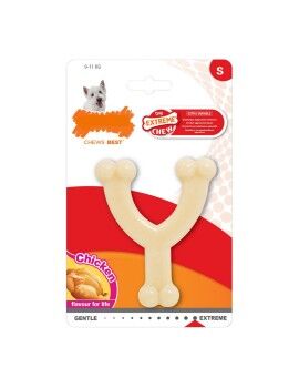 Mordedor de perro Nylabone Extreme Chew Wishbone Talla S Pollo Nylon