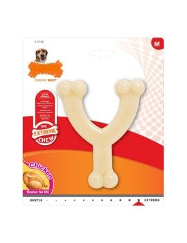 Mordedor de perro Nylabone Extreme Chew Wishbone Talla M Pollo Nylon