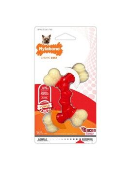 Mordedor de perro Nylabone Extreme Chew Doble Bacon Talla M Nylon Termoplástico