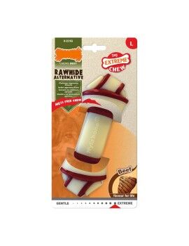 Mordedor para cão Nylabone Rawhide Nó Tamanho L Nylon Vitela