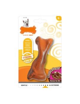 Mordedor de perro Nylabone Strong Chew Salsa Carne Goma Talla S