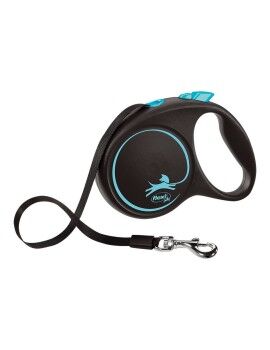 Correa para Perro Flexi BLACK DESIGN 5 m Azul Talla L