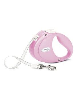 Trela para Cães Flexi Puppy 2 m Cor de Rosa