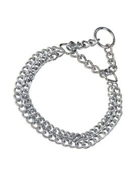 Collar para Perro Hs Sprenger Plateado 2 mm Doble Eslabones (50 cm)