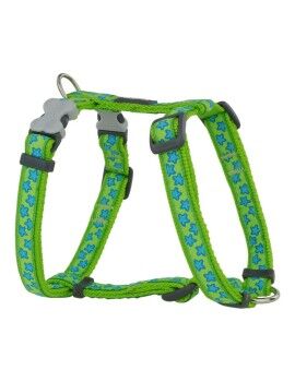 Arnês para Cães Red Dingo Style Turquesa Estrela Verde 37-61 cm