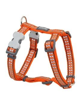 Arnês para Cães Red Dingo Laranja Osso Refletor 37-61 cm