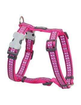 Arnés para Perro Red Dingo Hueso Reflectante 25-39 cm Fucsia