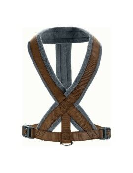 Arnês para Cães Hunter London Comfort Castanho L 73-100 cm