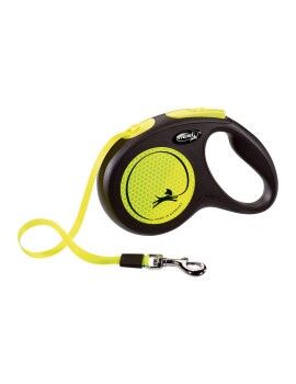 Trela para Cães Flexi NEW CLASSIC NEON 5 m Tamanho S