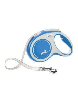 Trela para Cães Flexi NEW COMFORT 5 m Azul Tamanho S