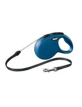 Trela para Cães Flexi New Classic 5 m Azul Tamanho S