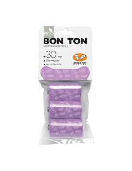 Bolsas higiénicas United Pets Bon Ton Regular Perro Lila (3 x 10 uds)