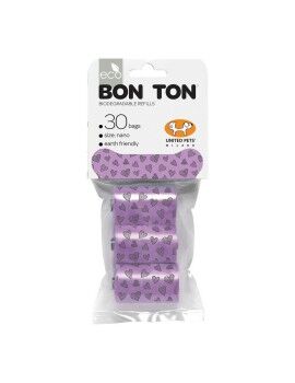 Bolsas higiénicas United Pets Bon Ton Nano Perro Morado (3 x 10 uds)