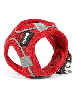 Arnês para Cães Gloria Air Mesh Trek Star Ajustável Vermelho Tamanho XXXS (18-20 cm)