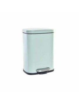 Cubo para la Basura DKD Home Decor Menta Mate 21 x 15 x 29,5 cm Metal 5 L Básico