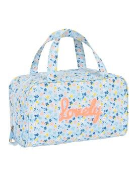 Neceser Escolar Moos Lovely Azul 31 x 14 x 19 cm