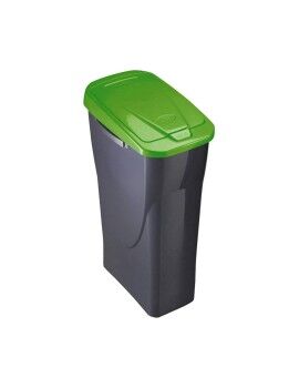 Papelera Mondex Verde Negro/Verde Polipropileno Plástico 15 L