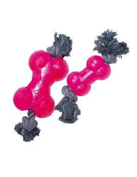 Juguete para perros Gloria Hueso Rosa S (9 cm)