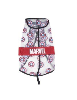 Chubasquero para Perro The Avengers Transparente Rojo M