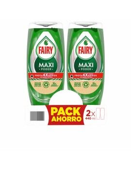 Gel lavavajillas a mano Fairy Maxi Poder 2 x 440 ml