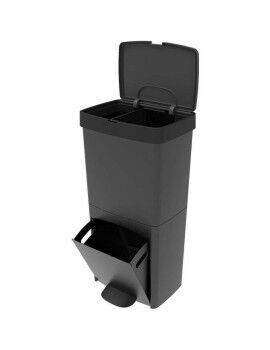 Cubo de basura Kitchen Move Gris Plástico 70 L