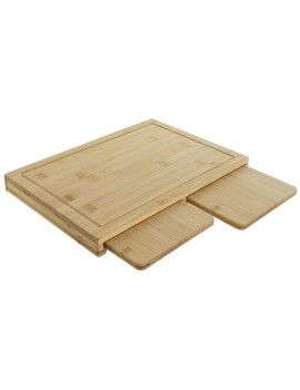 Tábua de corte DKD Home Decor Natural Bambu 35 x 25 x 3 cm