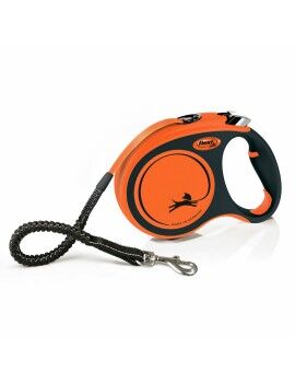 Trela para Cães Flexi Xtreme Laranja L