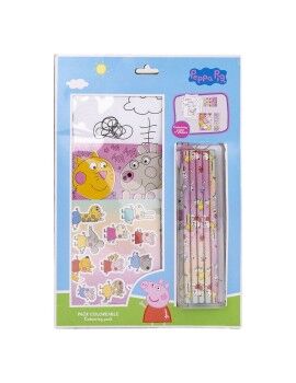 Set de Papelaria Peppa Pig Cor de Rosa