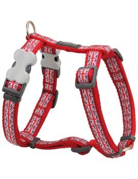 Arnês para Cães Red Dingo Union Jack 25-39 cm Vermelho