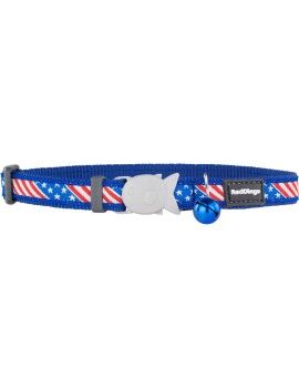 Coleira para Gato Red Dingo US Flag 20-32 cm Azul