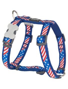 Arnés para Perro Red Dingo US Flag 25-39 cm Rojo Azul