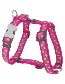 Arnês para Cães Red Dingo On Hot 25-39 cm Cor de Rosa