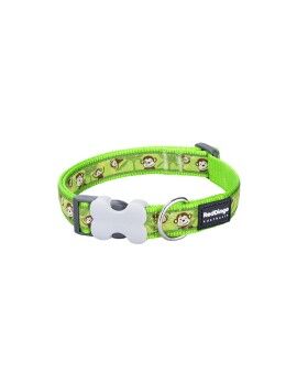 Coleira para Cães Red Dingo STYLE MONKEY LIME GREEN 15 mm x 24-36 cm