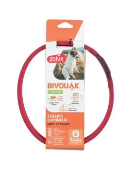 Coleira para Cães Zolux BIVOUAK LED Vermelho 60 cm 30 cm