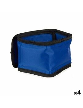 Collar para Perro Azul Negro PVC Gel 6,5 x 1 x 45 cm Refrigerante (4 Unidades)