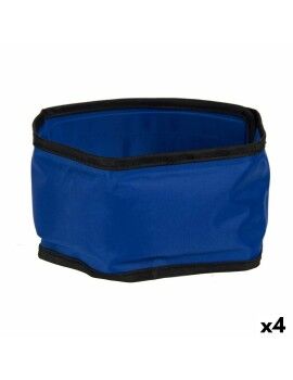 Collar para Perro Azul Negro PVC Gel 8 x 1 x 66 cm Refrigerante (4 Unidades)