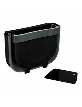 Cubo de basura para puerta de armario Wenko Fago 55028100 5 L Negro Plegable