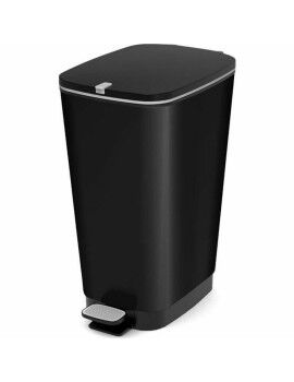 Cubo de basura KIS Chic Negro Polipropileno 50 L