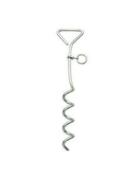 Accesorio Kerbl Spiral Stake Plata Correa para Perro