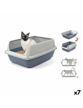 Arenero para Gatos Georplast Sonic Plástico 44,5 x 34 x 18,5 cm (7 Unidades)