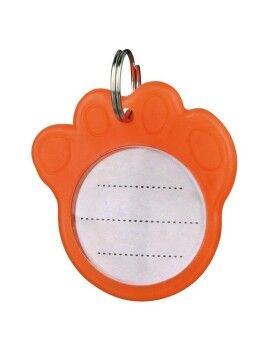 Placa identificativa para colar Trixie 2277 Laranja 3,5 cm