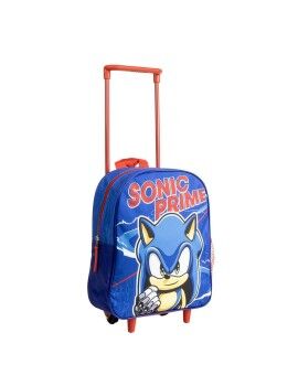 Mochila Escolar Sonic Azul 25 x 10 x 29 cm